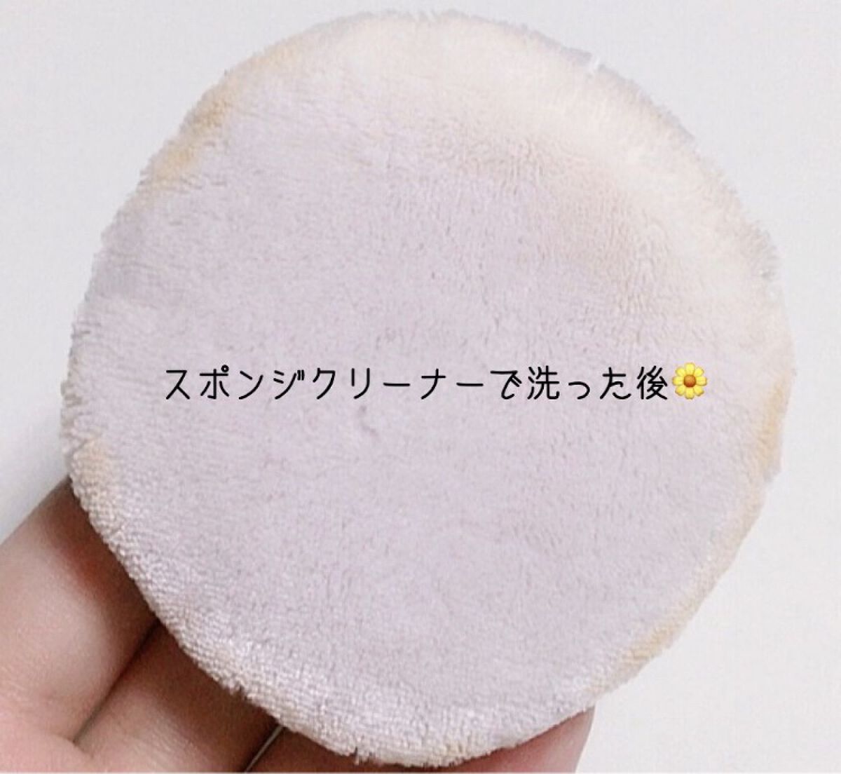 スポンジクリーナーＮ　199/SHISEIDO/その他化粧小物を使ったクチコミ（2枚目）