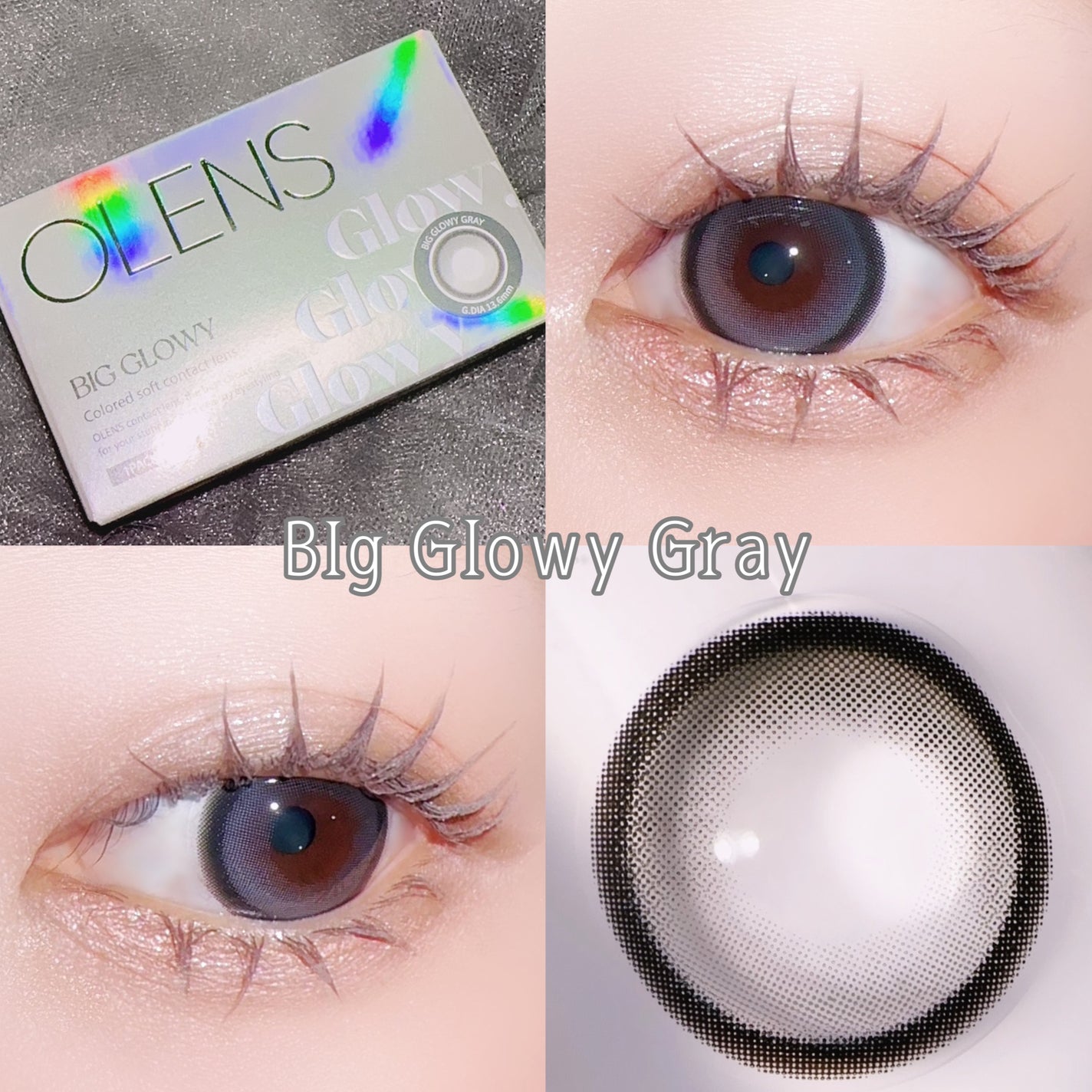 Eyelighter Glowy 1Month/OLENS/カラーコンタクトレンズを使ったクチコミ(4枚目)