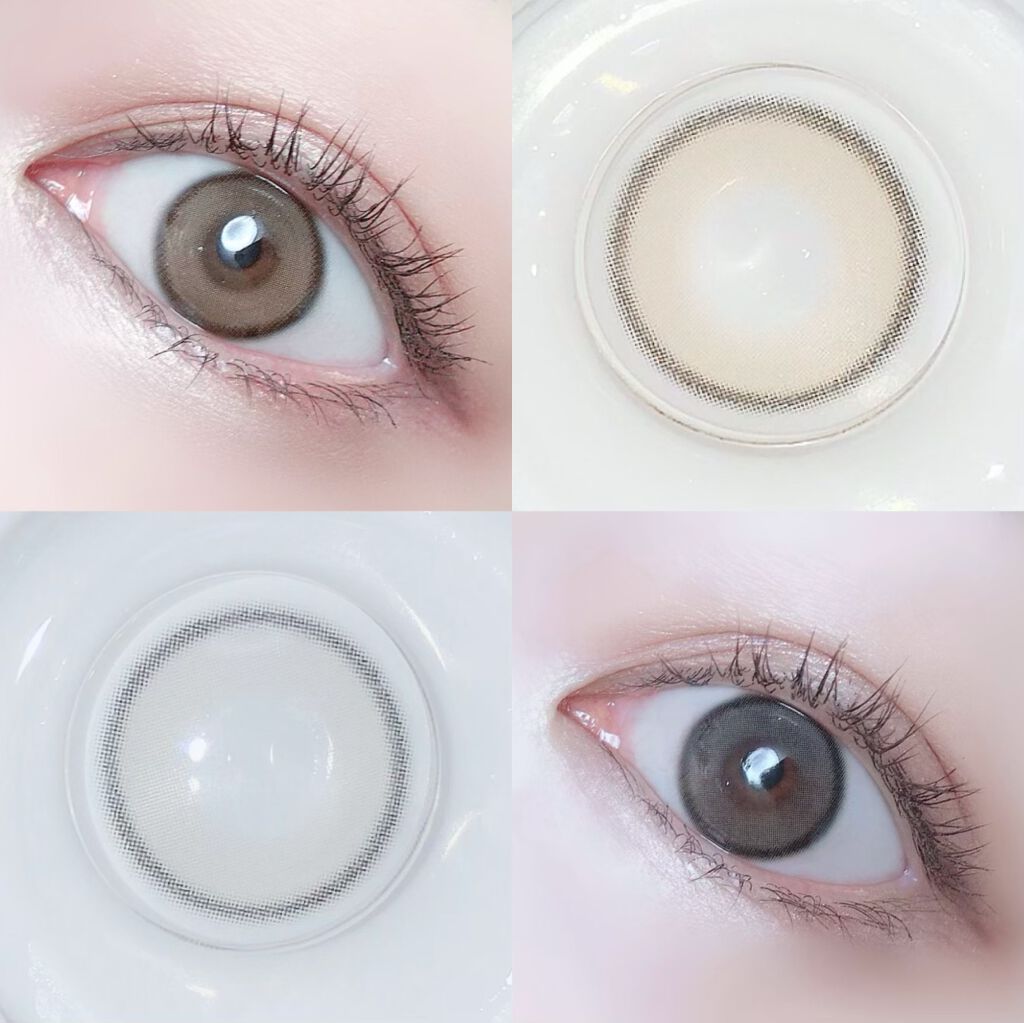 Real Ring 1Month グレー/OLENS/１ヶ月（１MONTH）カラコンを使ったクチコミ（2枚目）