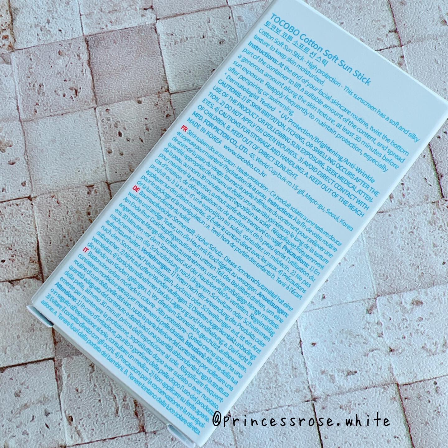 コットンソフトサンスティック/TOCOBO/日焼け止めスティックを使ったクチコミ（2枚目）