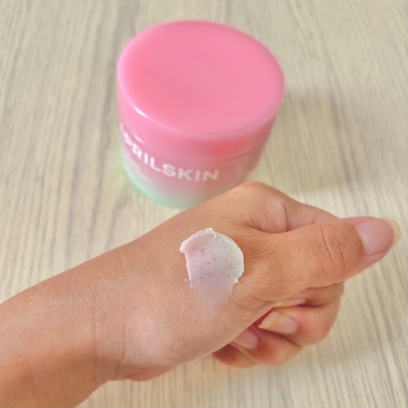 ピンクアロエメレンゲクレンザー/APRILSKIN/その他洗顔料を使ったクチコミ(2枚目)