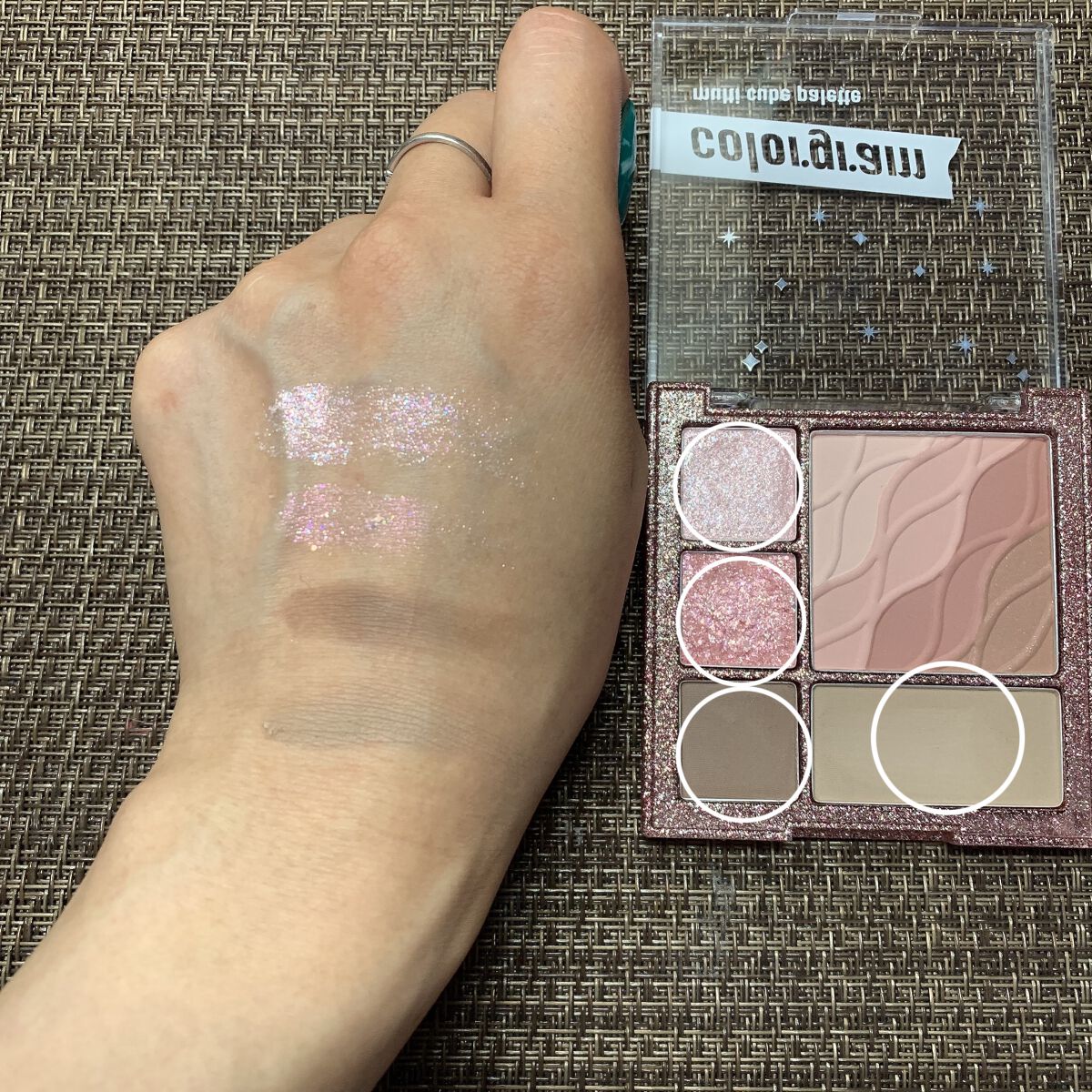 colorgram マルチキューブパレット/Colorgram/アイシャドウパレットを使ったクチコミ(3枚目)