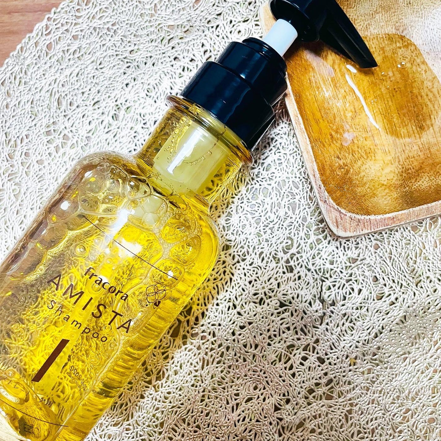 AMISTA シャンプー ストレートヘア用/fracora/市販シャンプーを使ったクチコミ(3枚目)