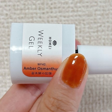 ウィークリージェル/HOMEI/ジェルネイルを使ったクチコミ(4枚目)