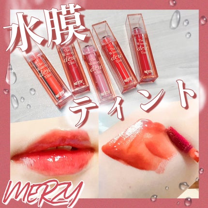 ザ ウォータリーデューティント/MERZY/リップティントを使ったクチコミ(1枚目)