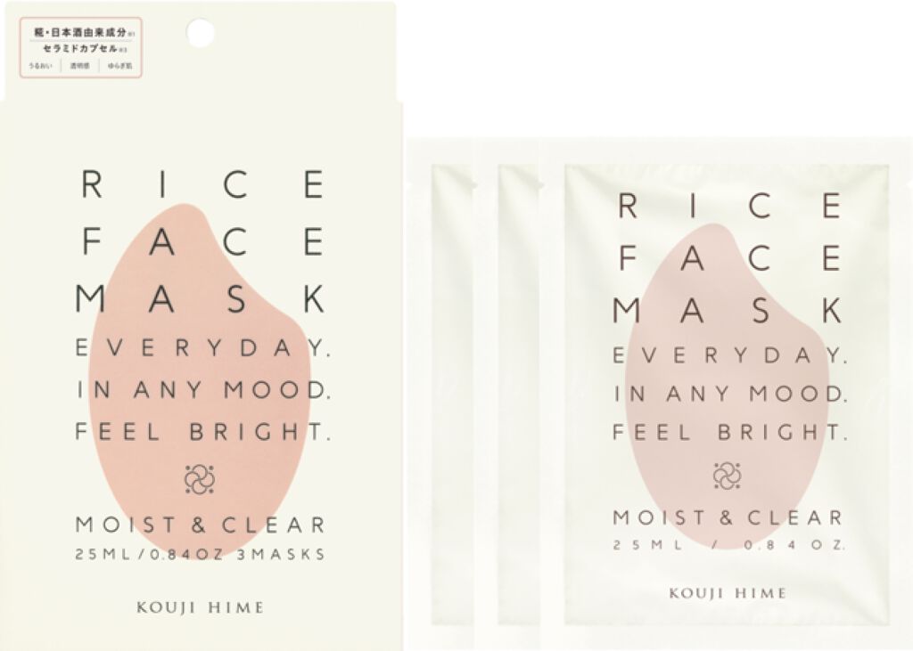 RICE FACE MASKライスバリアフェイスマスク MOISTCLEAR / KOUJIHIME