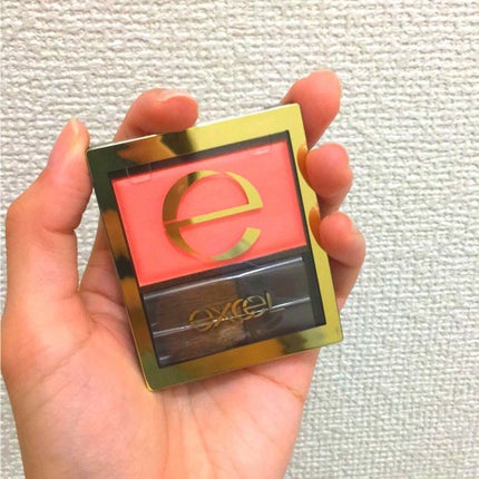 スキニーリッチチーク/excel/パウダーチークを使ったクチコミ(1枚目)
