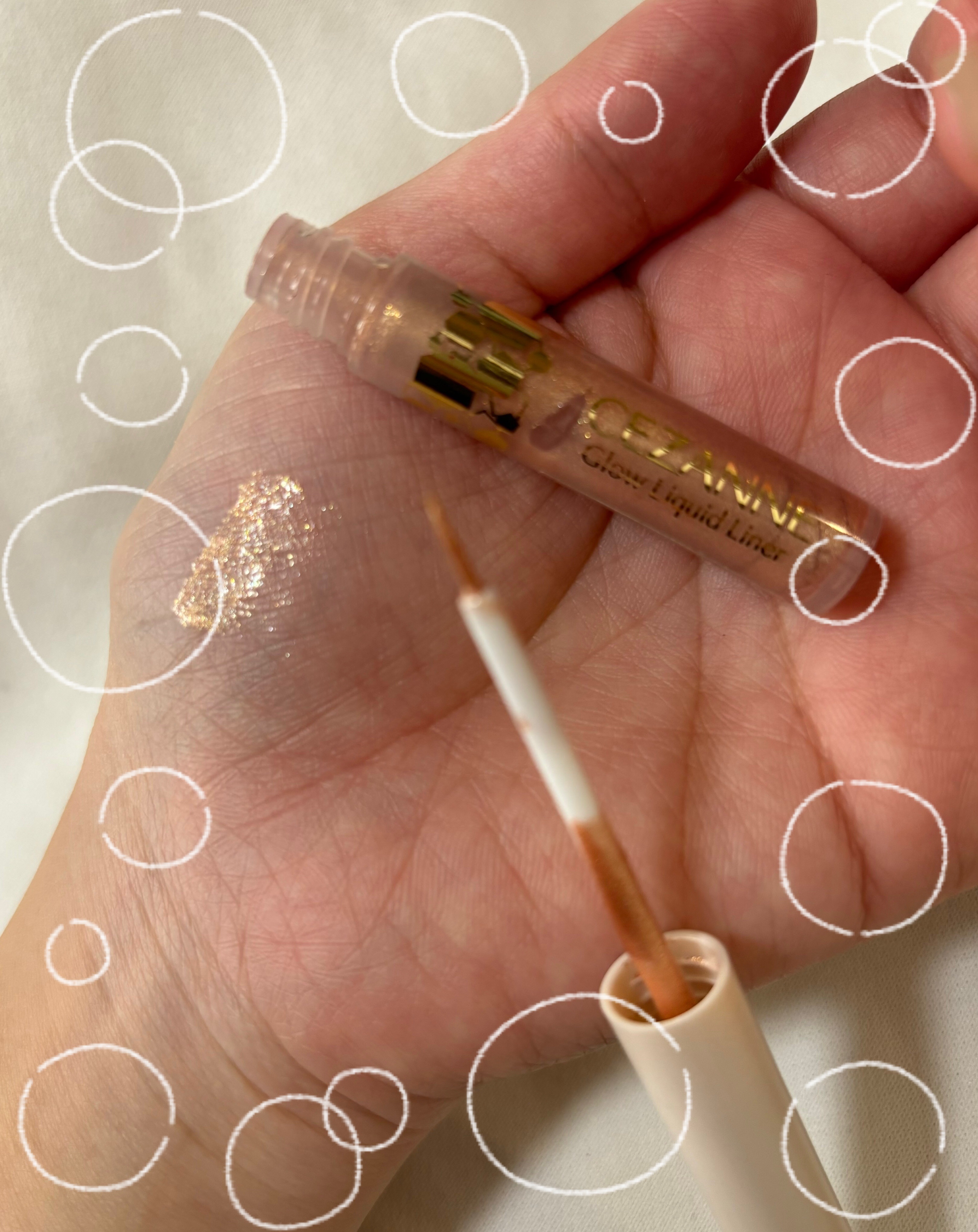 グロウリキッドライナー/CEZANNE/リキッドアイライナーを使ったクチコミ（1枚目）