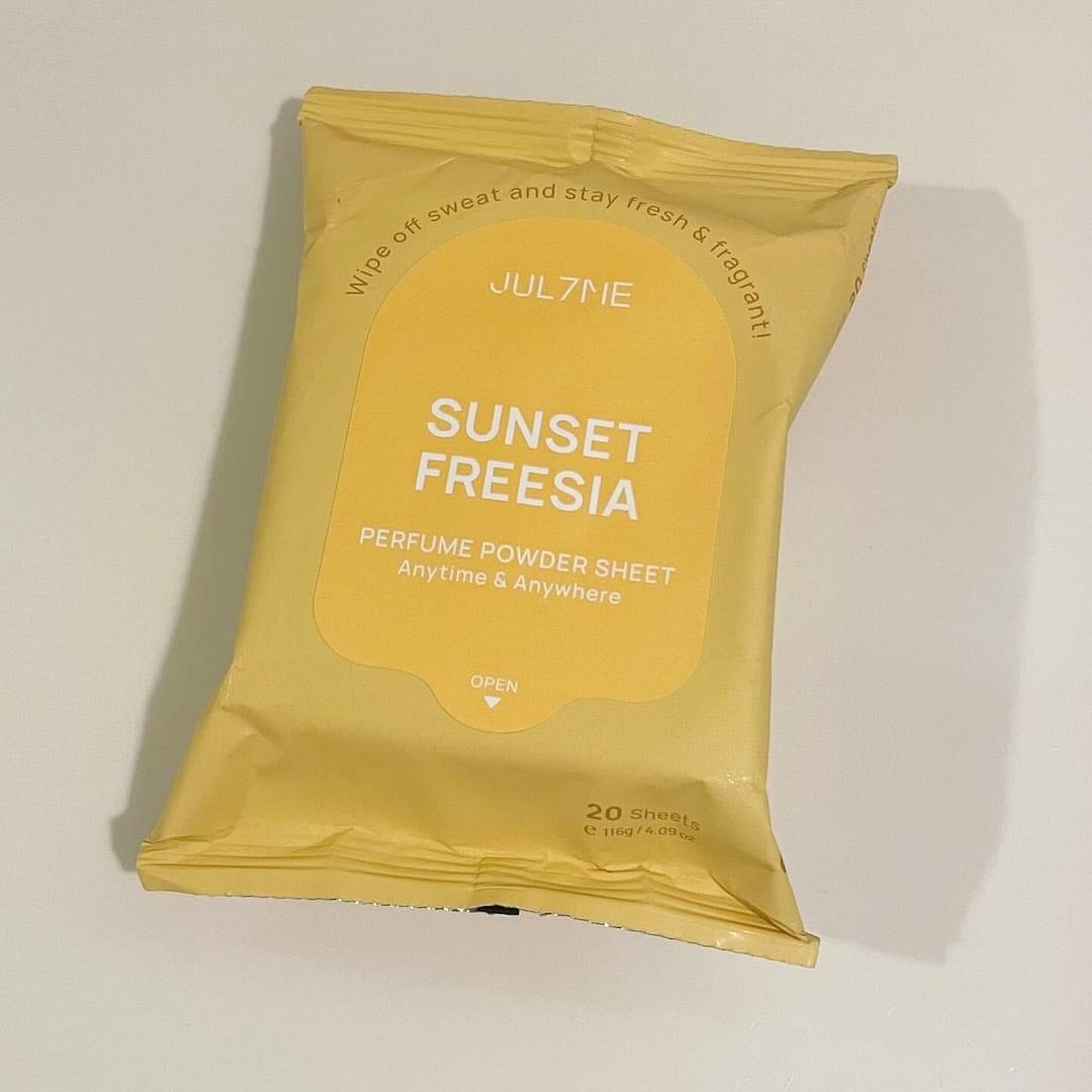 ジュライミー フレグランスパウダーシート サンセットフリージア/JUL7ME/ボディシートを使ったクチコミ(3枚目)