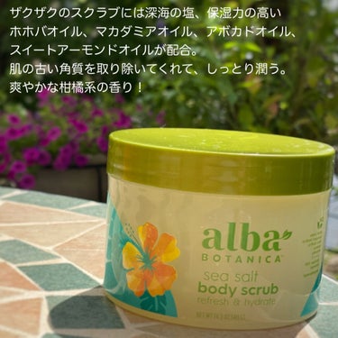 alba Hawaiian ボディスクラブSS シーソルト(Sea Salt Body Scrub)/Alba Botanica/ボディスクラブを使ったクチコミ（2枚目）