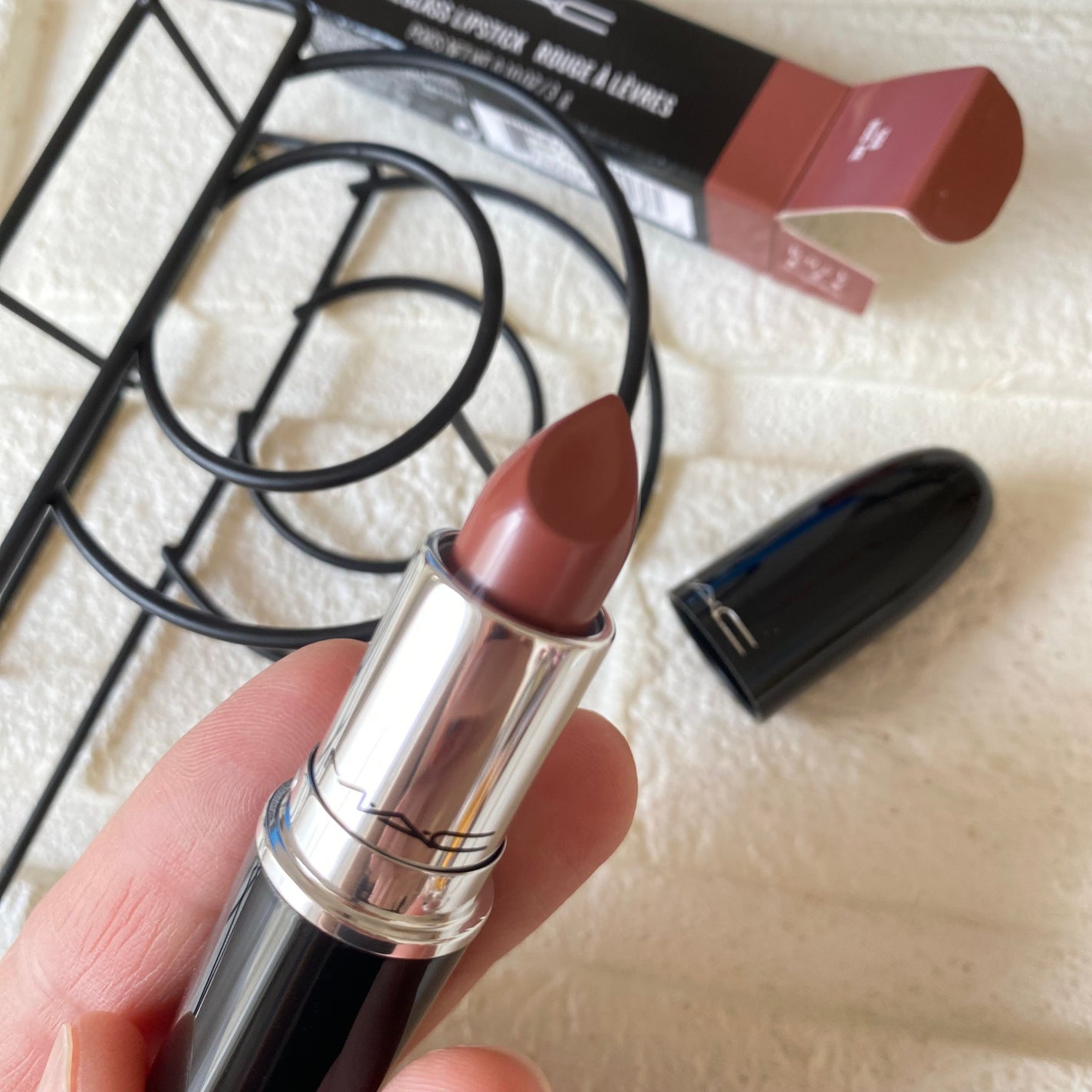 ラスターガラス リップスティック/M・A・C/口紅を使ったクチコミ(5枚目)