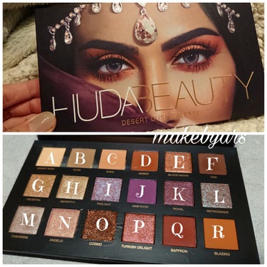 フーダビューティ デザート ダスク アイシャドウパレット/Huda Beauty/アイシャドウパレットを使ったクチコミ（1枚目）