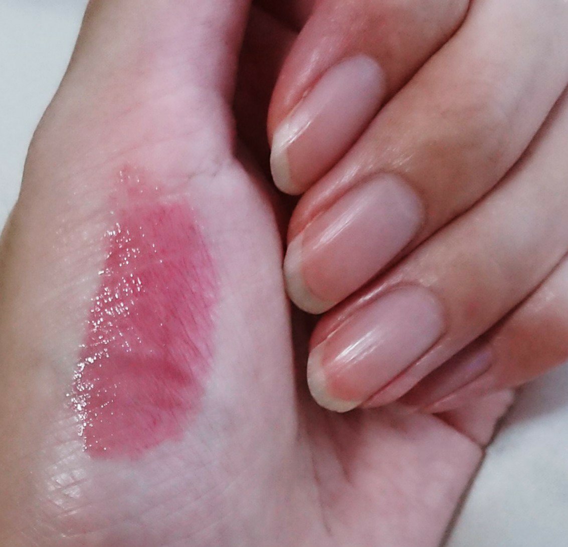 デュイフルウォーターティント 13 カスタードモ－ブ（サンリオコラボデュイフルウォーターティント）/rom&nd/リップティントを使ったクチコミ（3枚目）