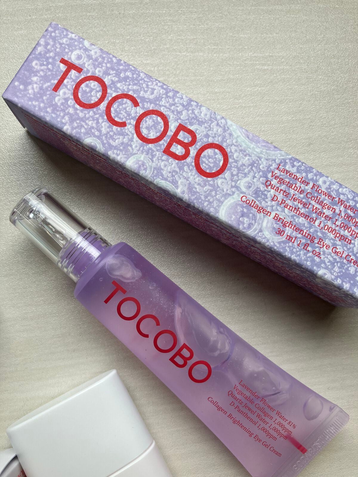 コラーゲンブライトニングアイジェルクリーム/TOCOBO/アイケア・アイクリームを使ったクチコミ(1枚目)