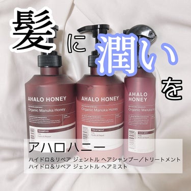 ハイドロ＆リペア ジェントル ヘアシャンプー／トリートメント/AHALO HONEY/シャンプー・コンディショナーを使ったクチコミ（1枚目）