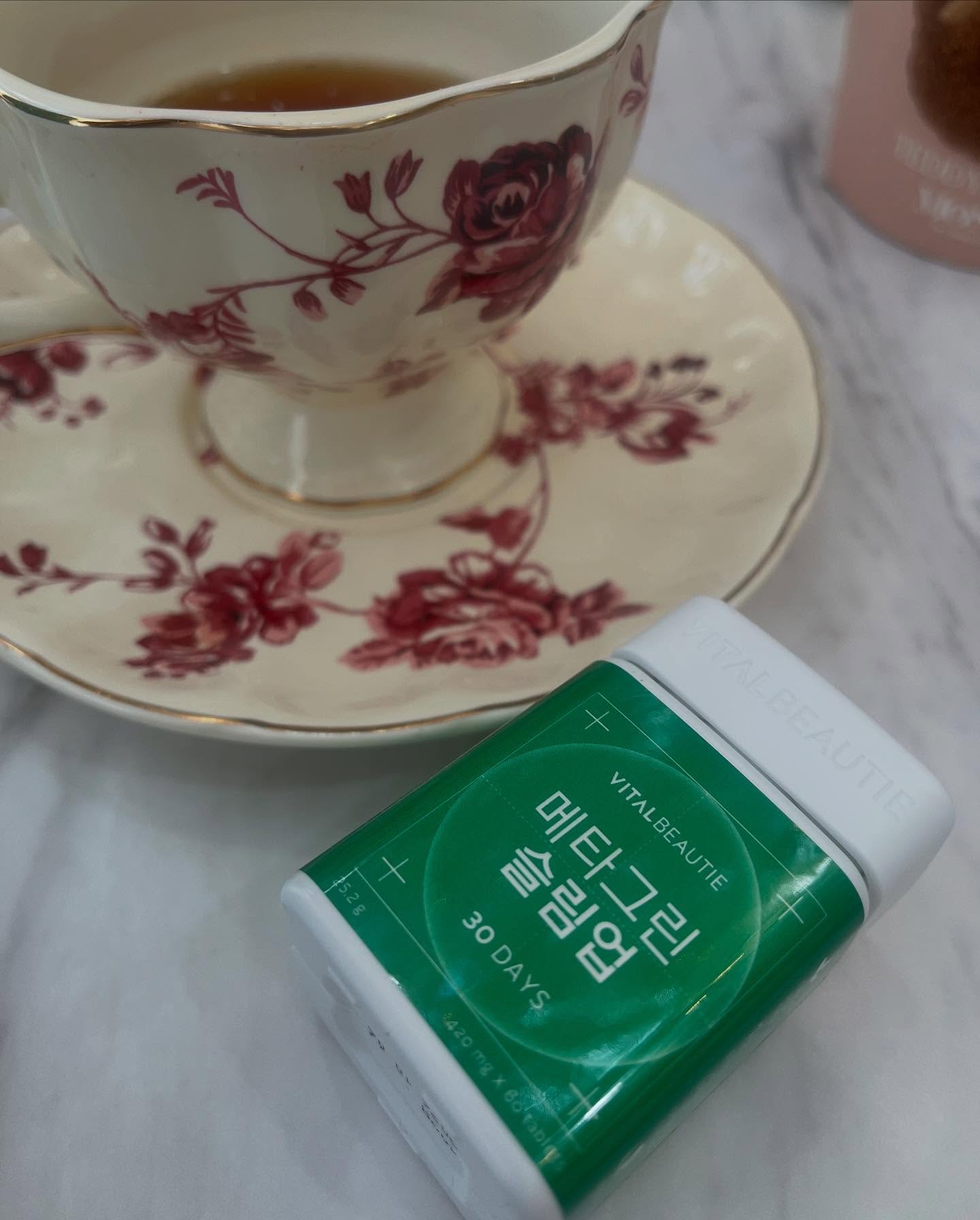 メタグリーンスリムアップ/VITALBEAUTIE/ボディサプリメントを使ったクチコミ（3枚目）