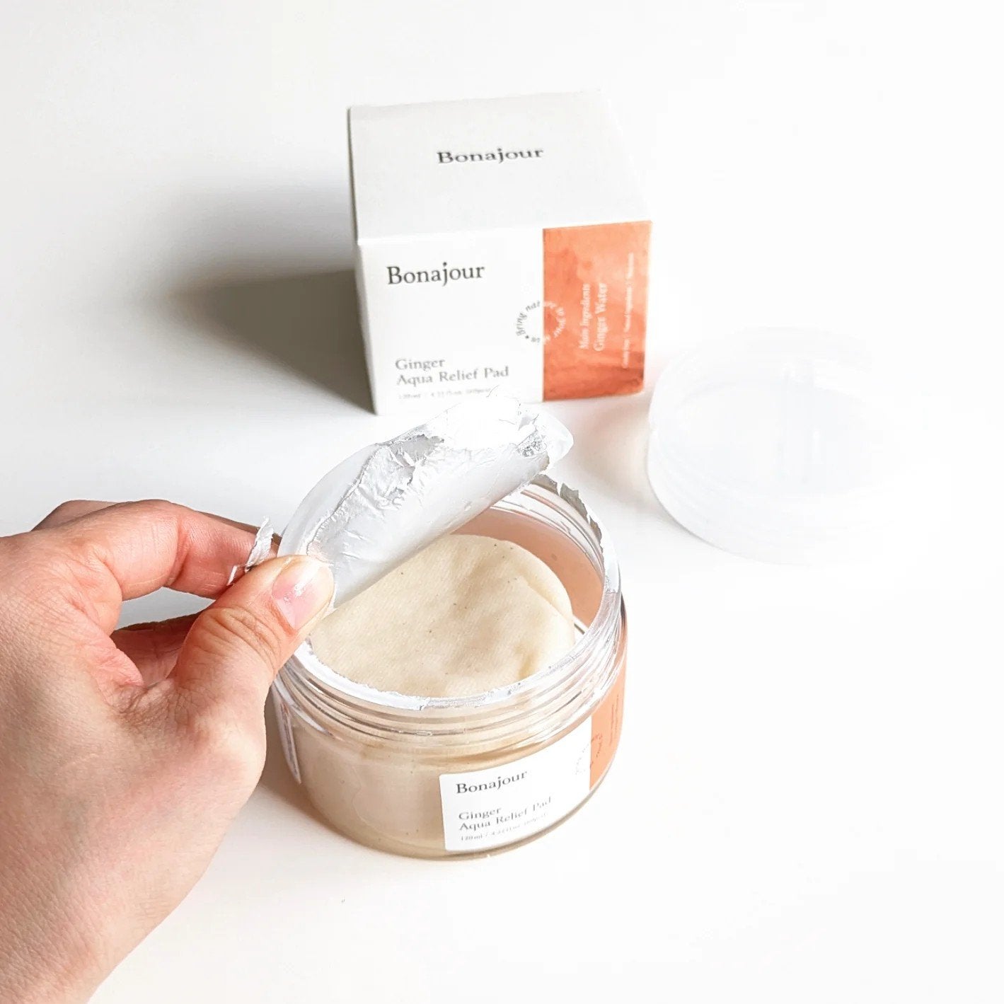 ジンジャーアクアリリーフパッド 60枚/Bonajour/トナーパッドを使ったクチコミ(2枚目)