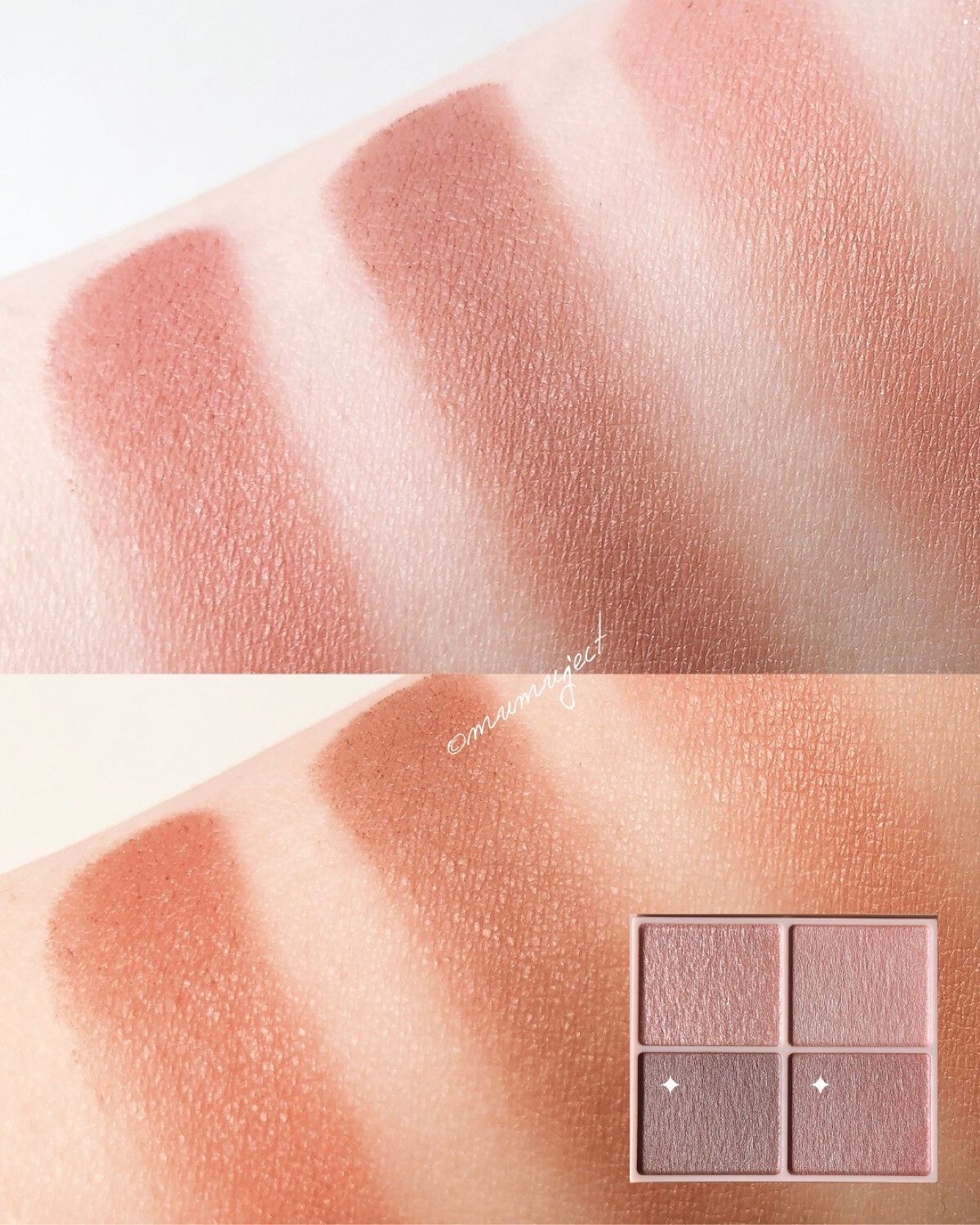 シルキースフレアイズ(マットタイプ)/キャンメイク/アイシャドウパレットを使ったクチコミ(7枚目)