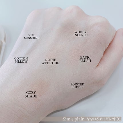 シンプレイン アイパレット/Sim;plain/アイシャドウパレットを使ったクチコミ(4枚目)