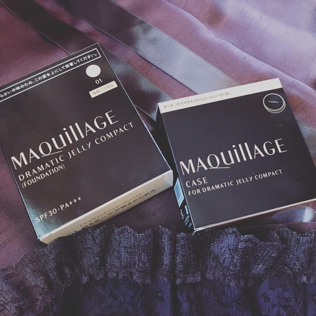 ドラマティックジェリーコンパクト/マキアージュ/クッションファンデーションを使ったクチコミ（1枚目）