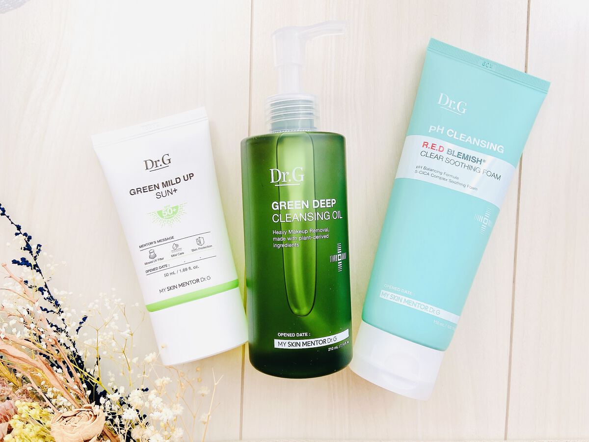 グリーンマイルドアップサンプラス/Dr.G/日焼け止めクリームを使ったクチコミ（2枚目）