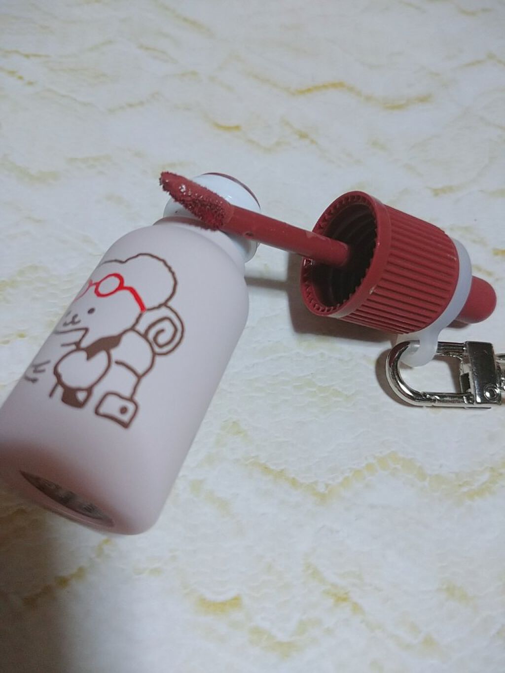 インク ベルベット 23 ナッティ ヌード(NUTTY NUDE)(TETEUM)/PERIPERA/口紅を使ったクチコミ（2枚目）