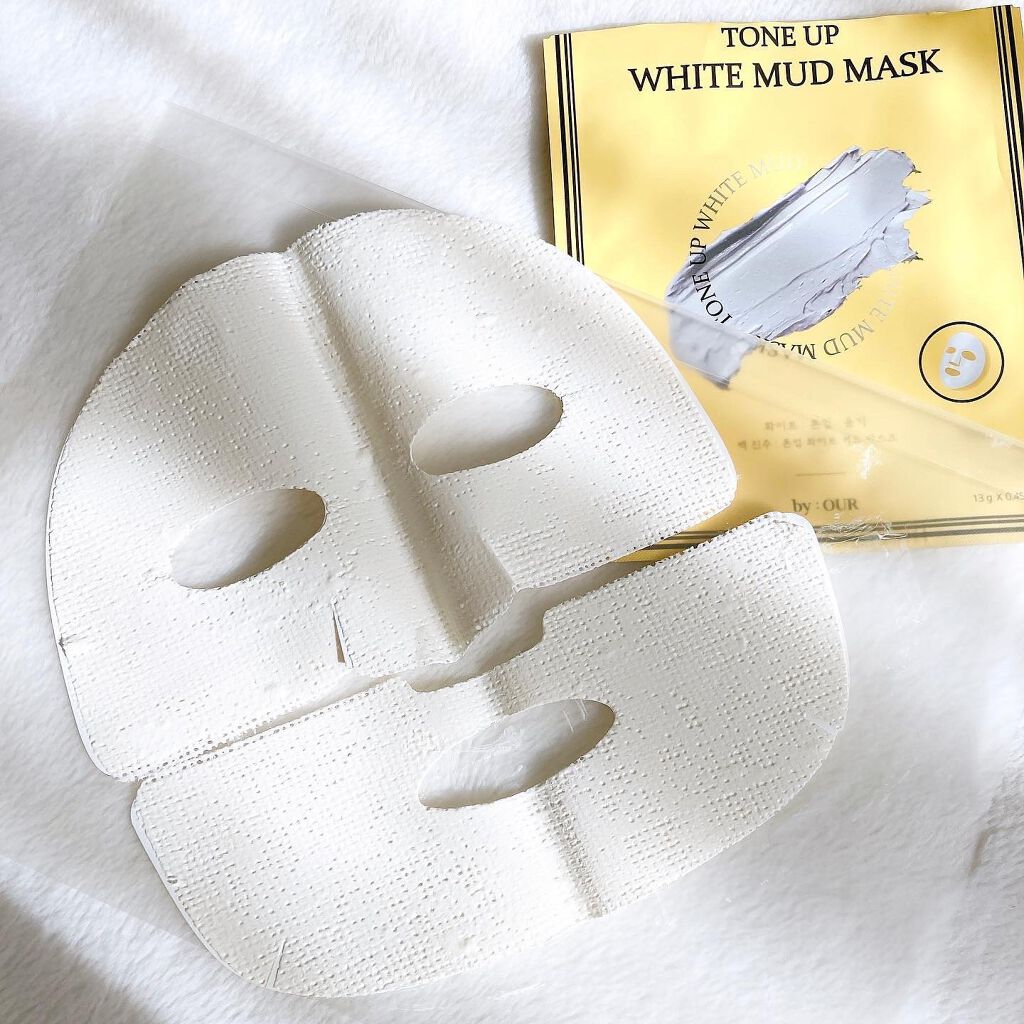 トーンアップホワイト マッドマスク/by : OUR/シートマスク・パックを使ったクチコミ（2枚目）