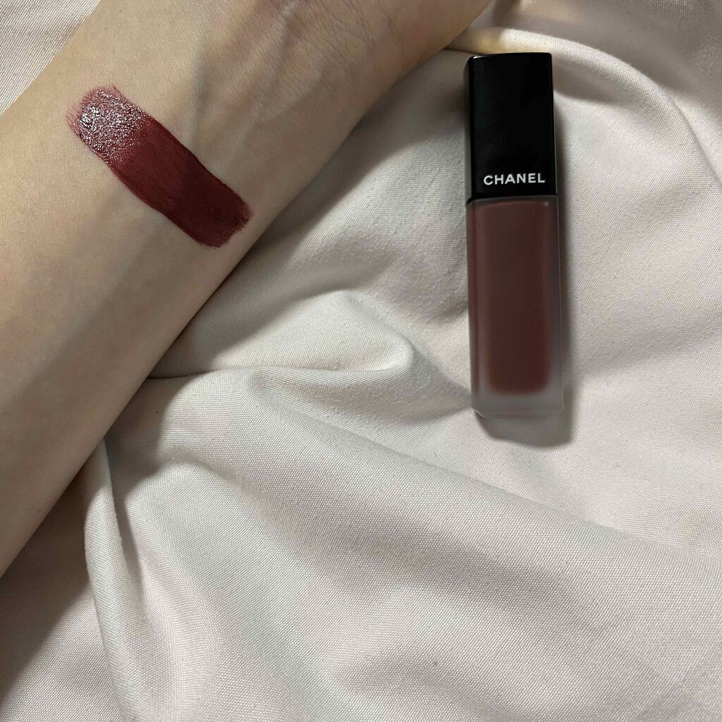 ルージュ アリュール インク 226 ロマンティック ドゥ シャネル/CHANEL/口紅を使ったクチコミ（2枚目）
