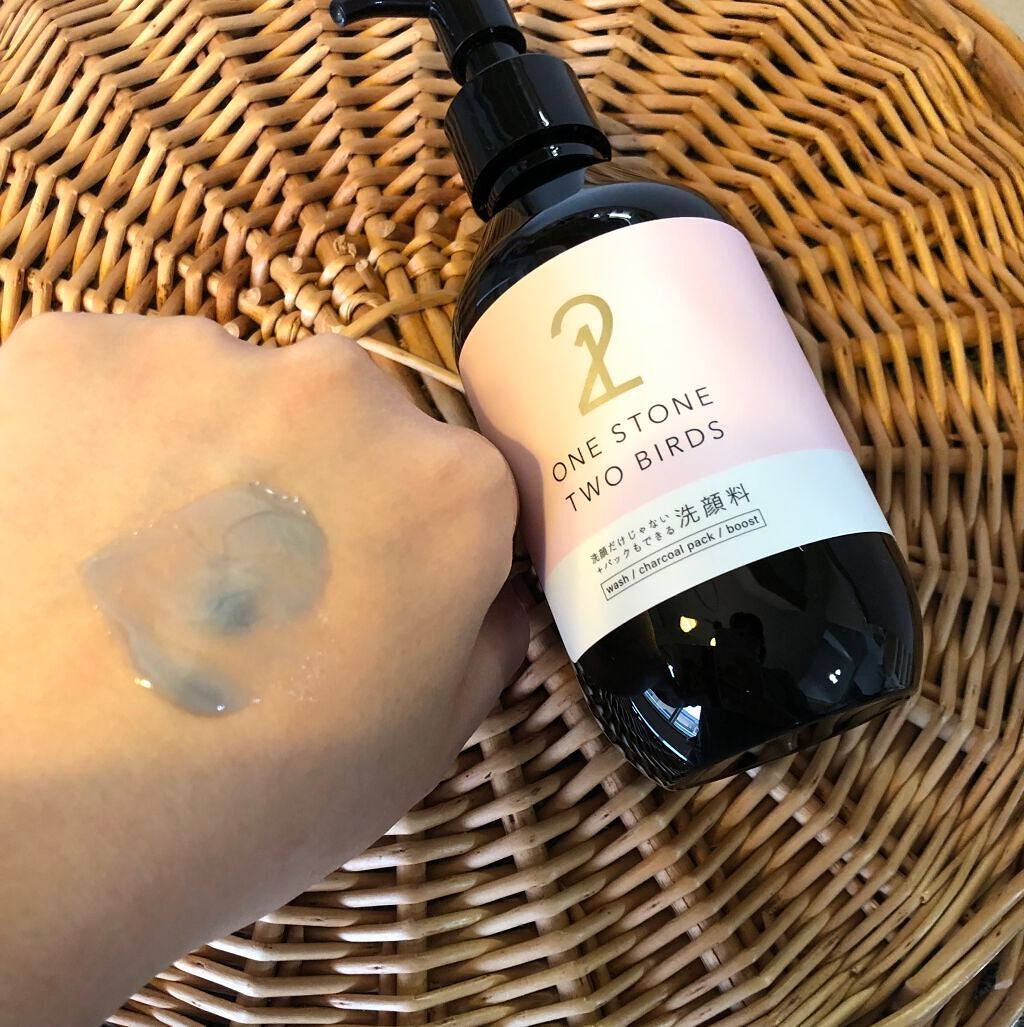 洗顔だけじゃない+パックもできる洗顔料/ONE STONE TWO BIRDS/その他洗顔料を使ったクチコミ(5枚目)