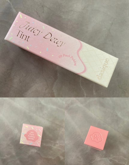 ジューシーデュイティント 09 ピーチプディング/dasique/リップティントを使ったクチコミ(3枚目)