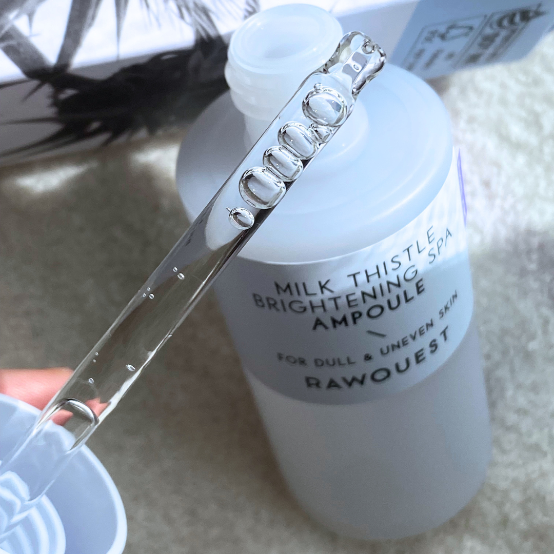 ミルクシスルブライトニングスパ アンプル/RAWQUEST/美容液を使ったクチコミ（3枚目）