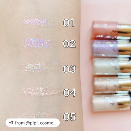 ジルスチュアート アイダイヤモンド グリマー/JILL STUART/グリッターを使ったクチコミ(4枚目)