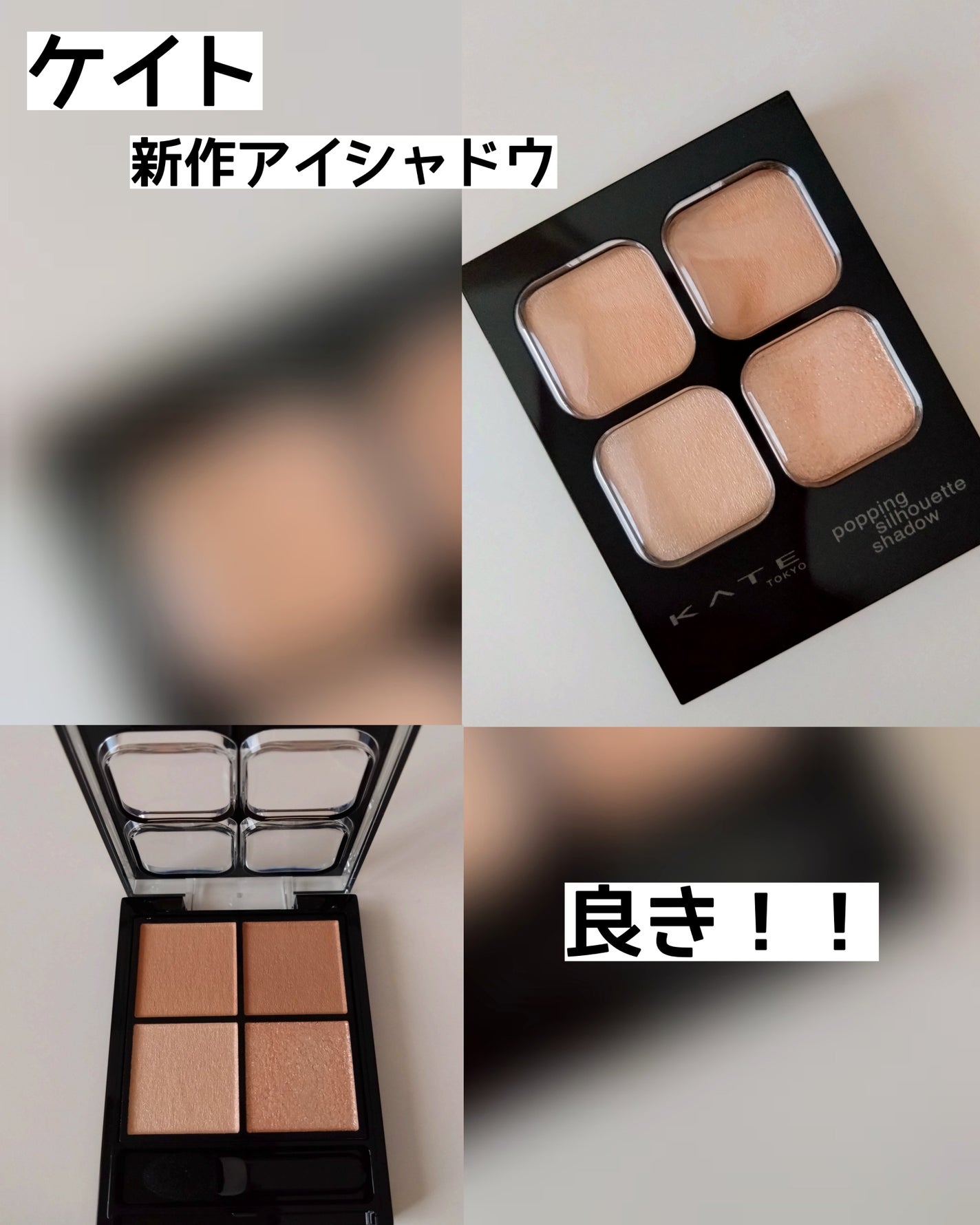 ケイト ポッピングシルエットシャドウ/KATE/アイシャドウパレットを使ったクチコミ(1枚目)