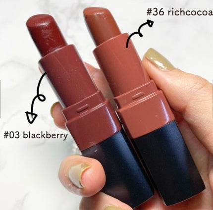 クラッシュド リップ カラー 36 リッチココア/BOBBI BROWN/口紅を使ったクチコミ(2枚目)