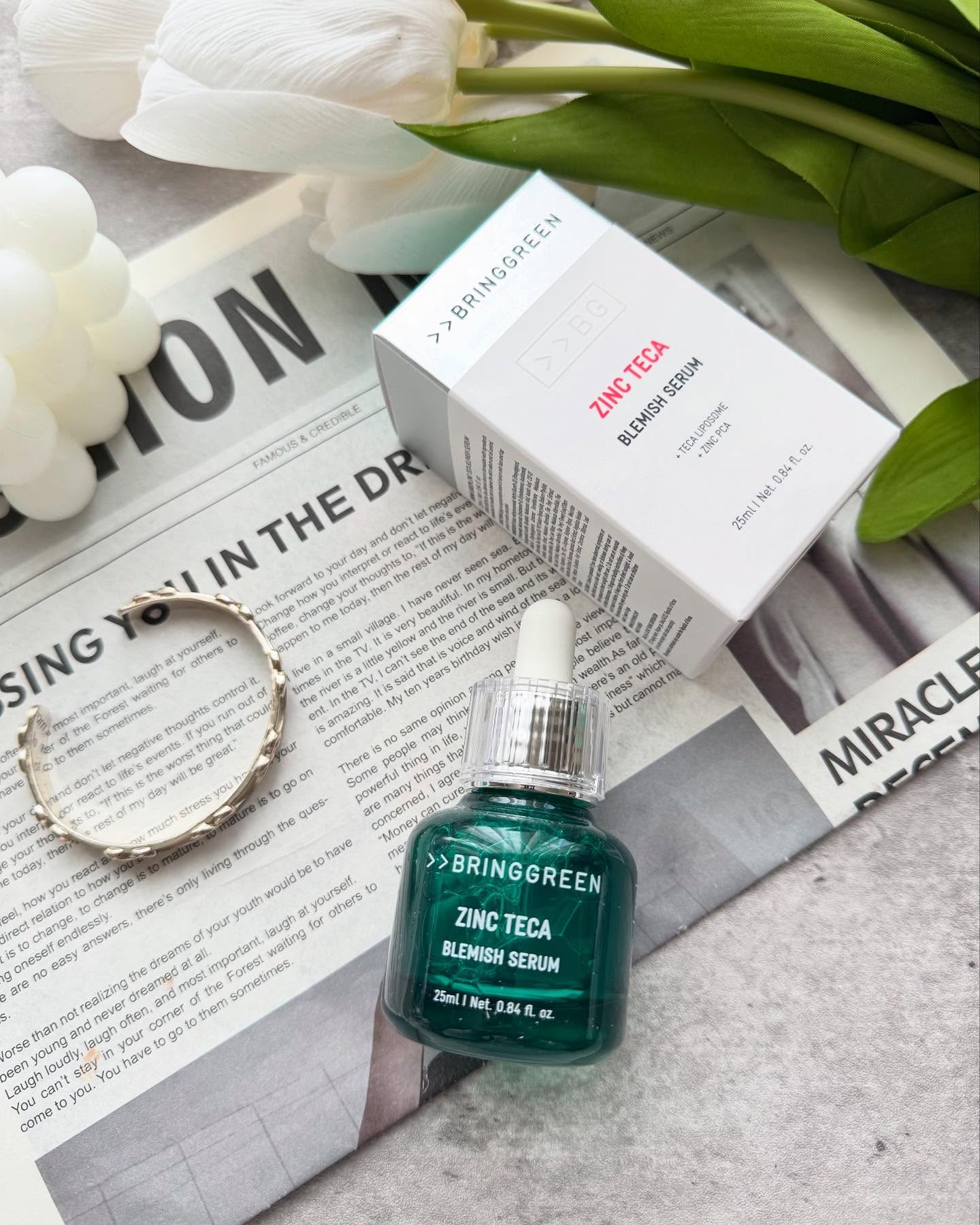 ジンクテカＢセラム/BRING GREEN/美容液を使ったクチコミ（1枚目）