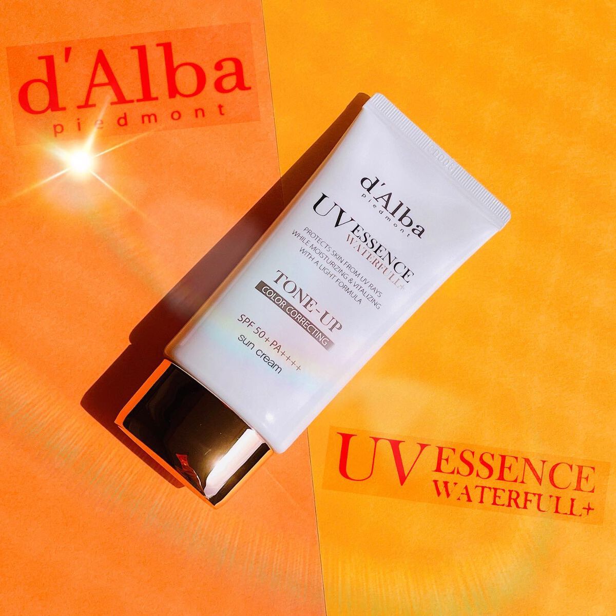 ウォータフルトーンアップサンクリーム/ダルバ/日焼け止めクリームを使ったクチコミ(1枚目)