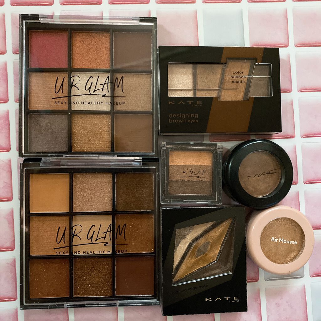 UR GLAM BLOOMING EYE COLOR PALETTE/U R GLAM/アイシャドウパレットを使ったクチコミ(1枚目)