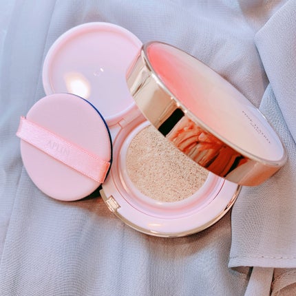 ピンクティーツリーカバーアップグロウクッション/APLIN/クッションファンデーションを使ったクチコミ(4枚目)