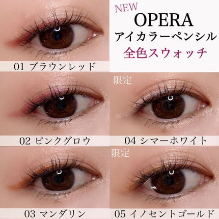 オペラ アイカラーペンシル/OPERA/ペンシルアイライナーを使ったクチコミ(1枚目)