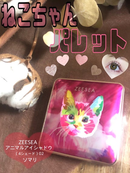 アニマルアイシャドウ(4シェード)/ZEESEA/アイシャドウパレットを使ったクチコミ(1枚目)