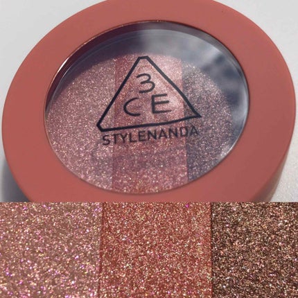 3CE TRIPLE SHADOW #BURNT PEACH/3CE/アイシャドウパレットの画像