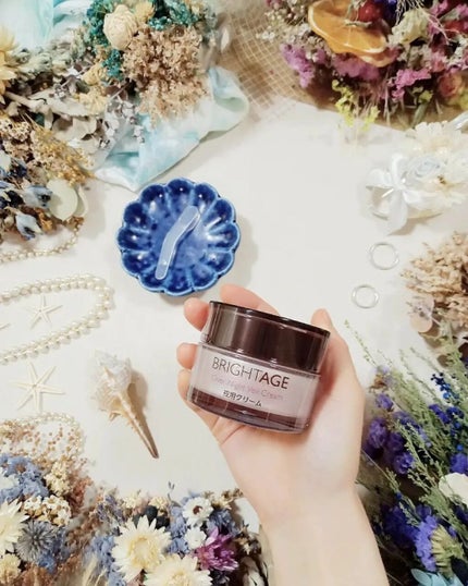 オーバーナイト ヴェールクリーム/BRIGHTAGE/フェイスクリームを使ったクチコミ(1枚目)
