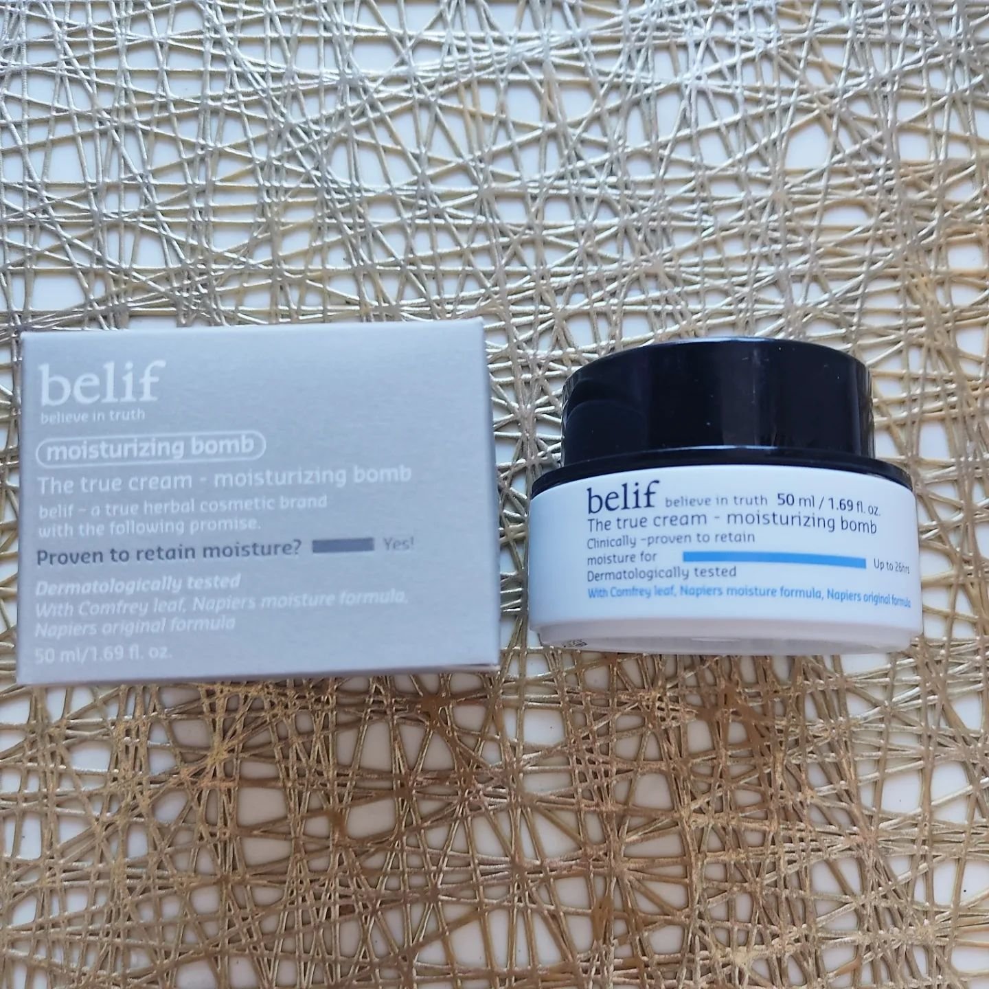 ザトゥルークリームモイスチャライジングバーム/belif/フェイスクリームを使ったクチコミ（1枚目）