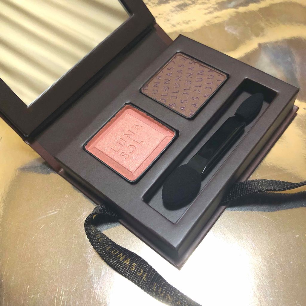 デュオ・ドゥ・ショコラアイズ/LUNASOL/アイシャドウパレットを使ったクチコミ（2枚目）