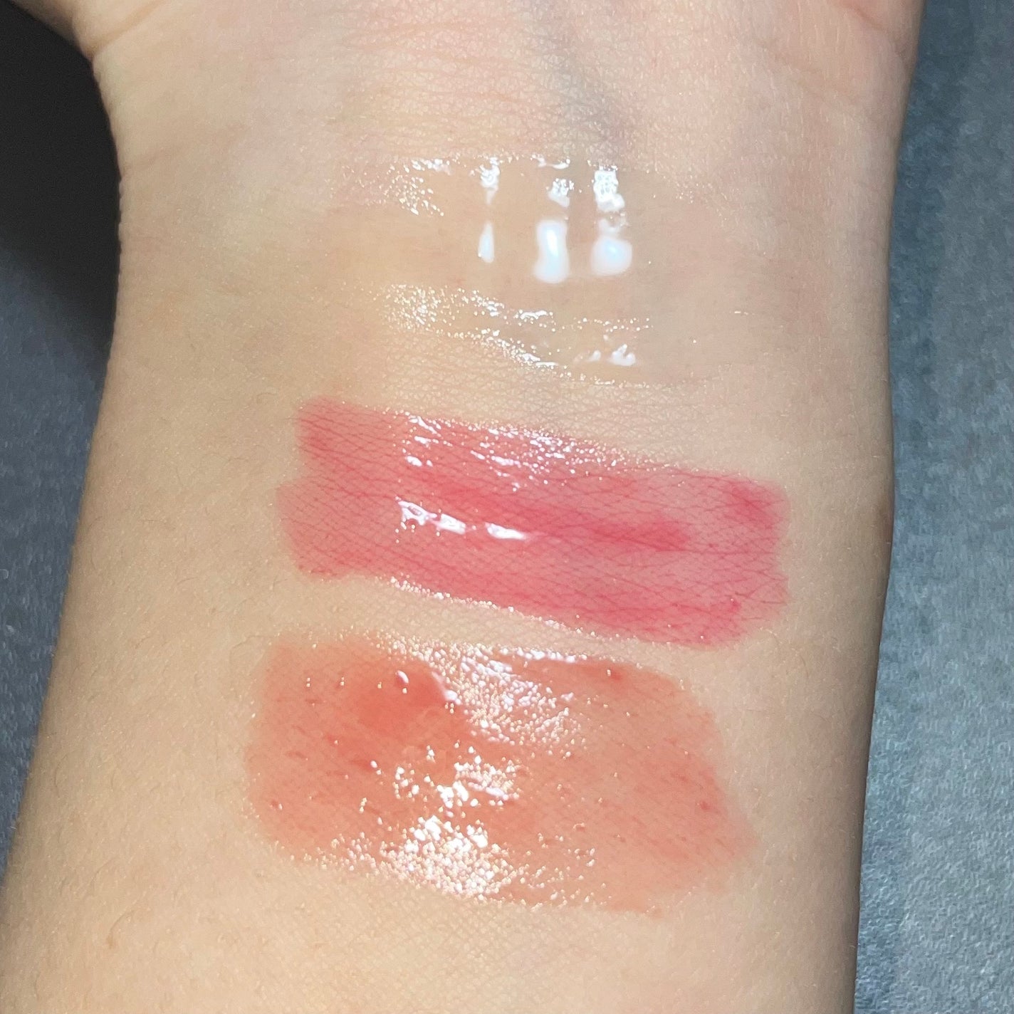 ナチュラルブルームリップオイルセラム 3色セット/PINATE/リップグロスを使ったクチコミ(5枚目)