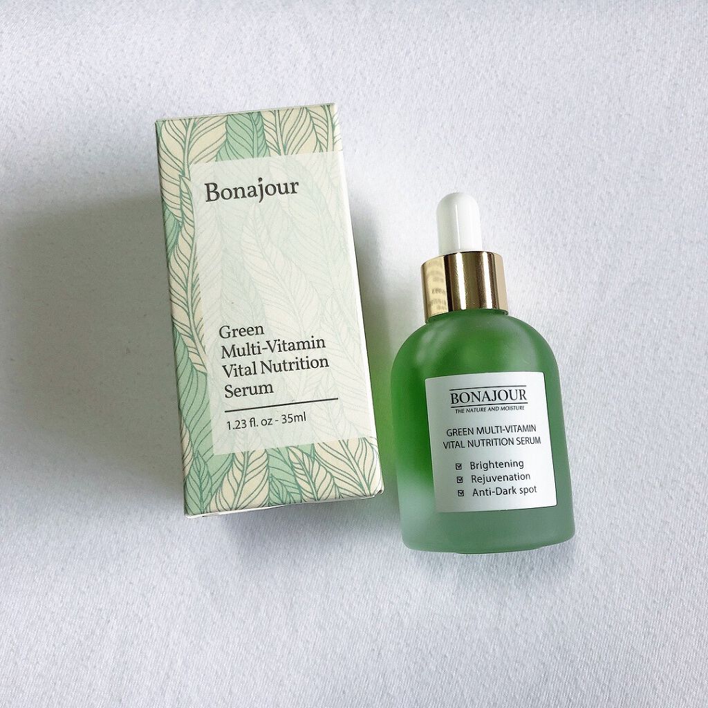 グリーンビタミンセラム/Bonajour/美容液を使ったクチコミ(2枚目)