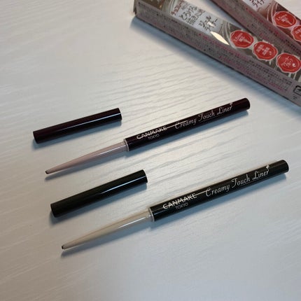 クリーミータッチライナー/キャンメイク/ジェルアイライナーを使ったクチコミ(4枚目)