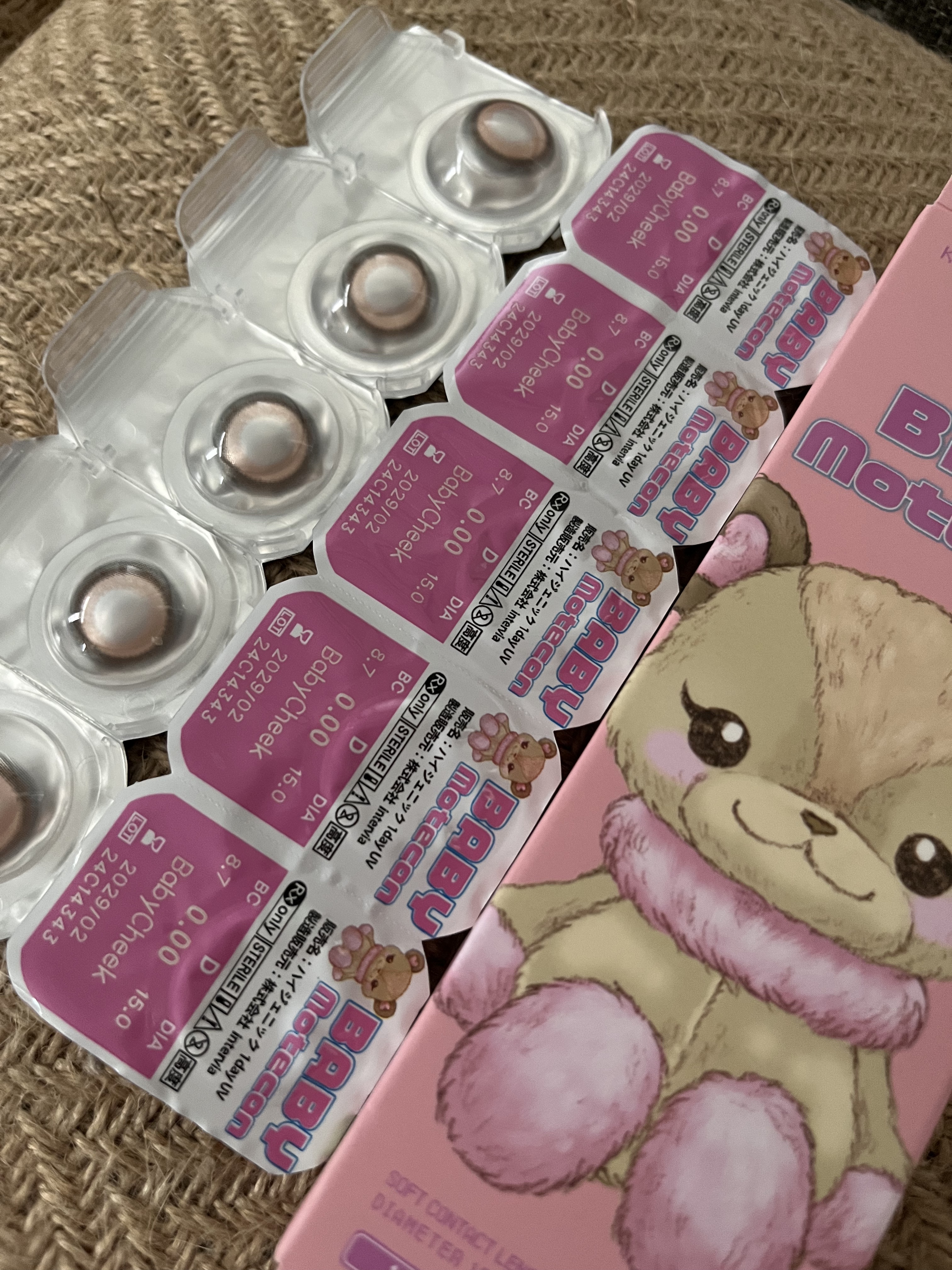 ベイビーモテコン/モテコン/カラーコンタクトレンズを使ったクチコミ（2枚目）