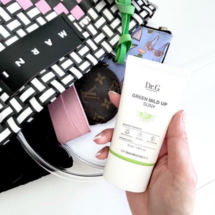 グリーンマイルドアップサンプラス/Dr.G/日焼け止めクリームを使ったクチコミ(2枚目)