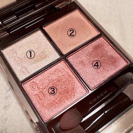 シグニチャー カラー アイズ/SUQQU/アイシャドウパレットを使ったクチコミ(2枚目)